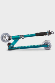Microstep Sprite LED petrol strepen | 2-wielen | opvouwbaar