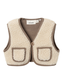 Lil' Atelier sherpa vest | maat 56 - 128