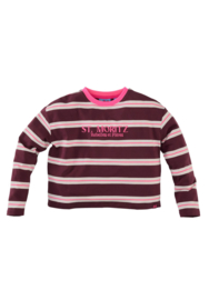Z8 | Diana Boxy Longsleeve Burgundy Battle