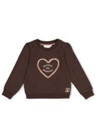 Jubel Sweater Donker Bruin | Glitter for Breakfast