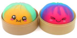 Squishy Dumpling regenboog | 8,5 cm | diverse kleuren