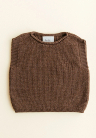 Hvid Vest Harvey Mocha