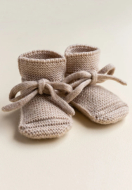 Hvid Booties Sand