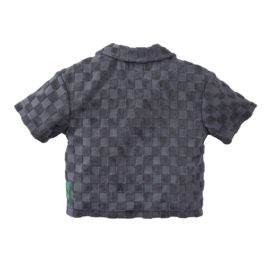 Z8 mini badstof blouse met korte mouwen Geo calamari | maat 80 - 116