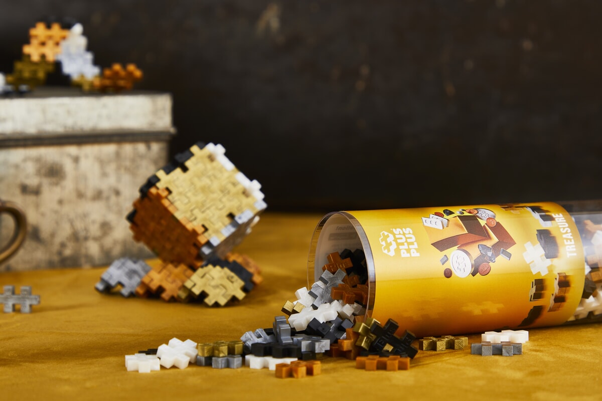 Plus-Plus koker mix 'Treasure' | 240 stuks