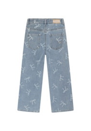 Daily Seven | Denim Wide Fit Bow | Denim