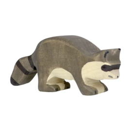 Holztiger houten wasbeer