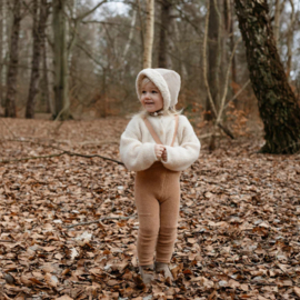 Silly Silas maillot met bretels teddy footed light brown | diverse maten