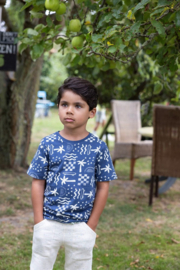 Sturdy shirt print blauw Explore More | maat 92 - 140