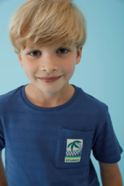 Sturdy shirt blauw Explore More | maat 92 - 140