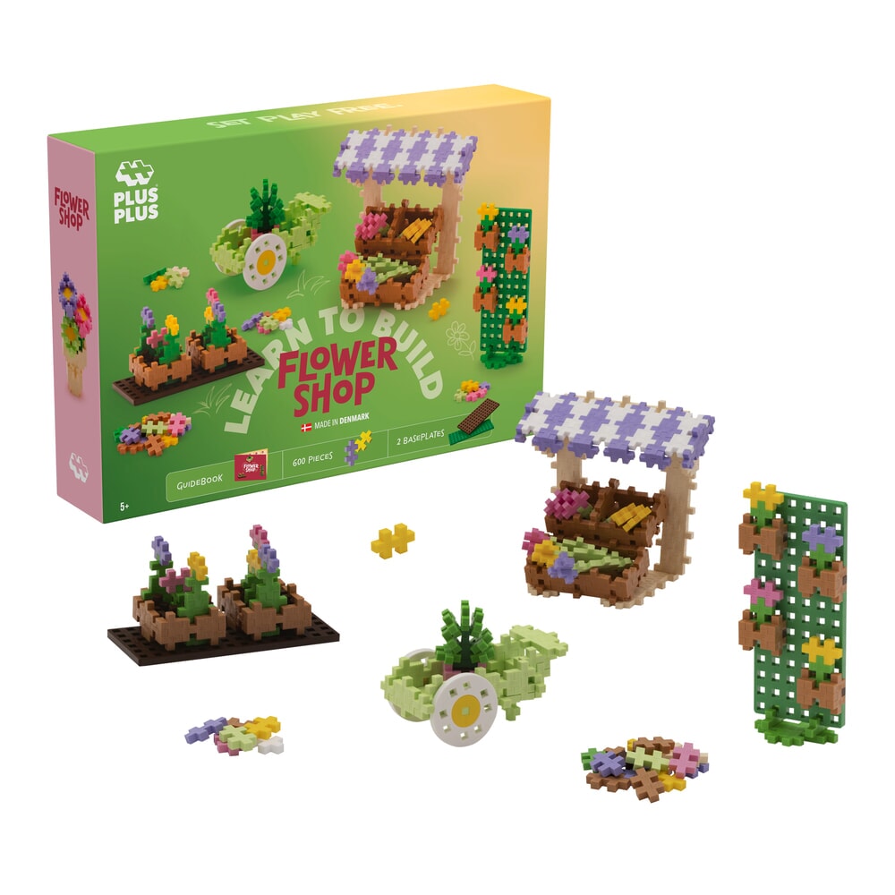 Plus-Plus Learn to Build 'Flower Shop' | 600 stuks