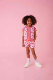 Jubel t-shirt koraalroze Picknick Perfect | maat 92 - 128
