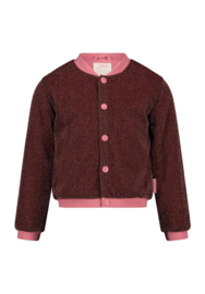 Jubel bombervestje roze | Glitter
