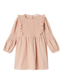 Lil' Atelier jurk rugby tan | maat 56 - 86
