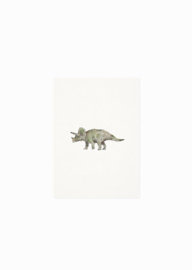 Inkylines kaart 'Triceratops'