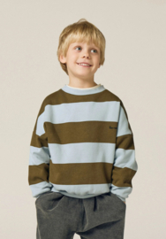 The Campamento | Groen Gestreept Sweatshirt