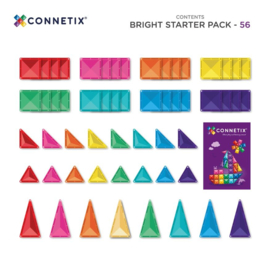 Connetix | Bright starter pack | 56-delig