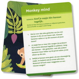 Monkey mind mindfullness kaarten voor kinderen