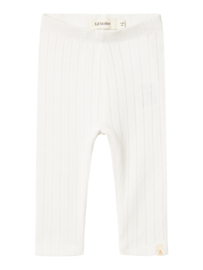 Lil' Atelier ajour legging coconut milk | maat 56 - 86