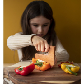 Skagfa houten keukenmes voor kinderen