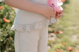 Little Dutch wijde broek fairy mint | maat 74 - 104