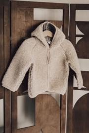 Alwero babyjasje wol sand brown | maat 68-98