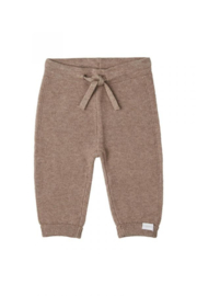 Noppies gebreid broekje Grover taupe melange | maat 50 - 62