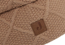 Jollein commodemandje check knit | in oatmeal of biscuit