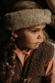 Alwero haarband wol Coni beige | diverse maten