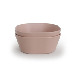 Mushie bowl vierkant Blush | set van 2