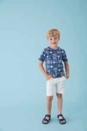 Sturdy shirt print blauw Explore More | maat 92 - 140