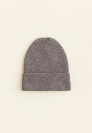 Hvid | Wollenbeanie otter
