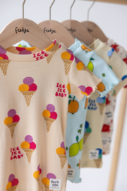 Feetje premium pyjama zomer Isa Icecream - maat 68 t/m 122