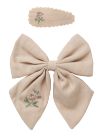 Lil' Atelier set haarspeldjes geborduurd bloemetje | diverse kleuren