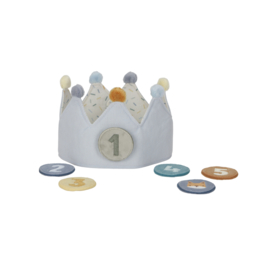 Little Dutch verjaardagskroon met cijfers blauw