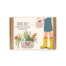 Blossombs giftbox small 'Lieve juf' | 7 stuks