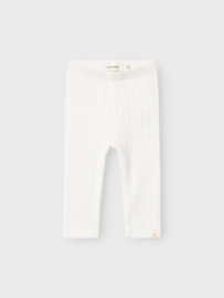 Lil' Atelier ajour legging coconut milk | maat 56 - 86