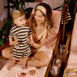 Z8 baby short badstof Luan cotton cloud/after dark | maat 50 t/m 74