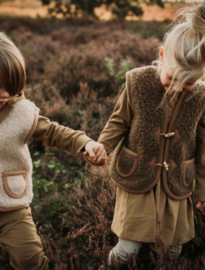 Alwero bodywarmer Alpen junior beige | maat 80 - 122