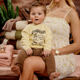 Z8 baby sweater Guus silly citron | maat 50 t/m 74