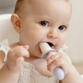 EZPZ Tiny Pops ijslollyvorm voor baby's | pewter