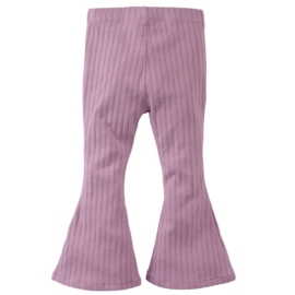 Z8 mini flaired legging rib Fiore lavenda | maat 80 - 116