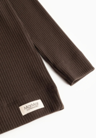 MarMar | Ribbed Longsleeve T-Shirt Dark Roast