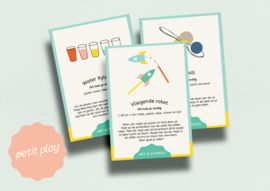 Petit Play Art & Science kaartenset | 30 yoga houdingen voor kinderen