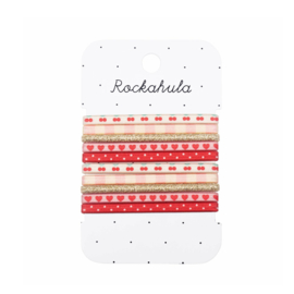 Rockahula haarelastieken Very Cherry | set van 10