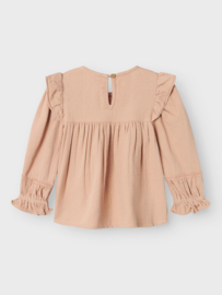 Lil' Atelier blouse ruby tan | maat 92 - 128