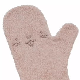 Nifty Baby Shower Glove - Blush | lange washand voor onder de douche