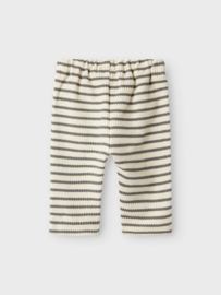 Lil' Atelier broekje streep pewter | maat 56 - 86