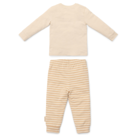 Little Dutch pyjama naturel streep Little Goose | maat 62 - 92