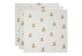 Jollein hydrofiel luiers teddybeer | 3-pack